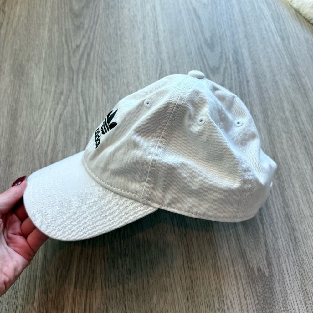 Women’s White Addidas Baseball Cap